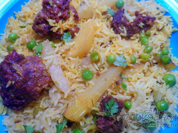 amritsari vadiyan pulao