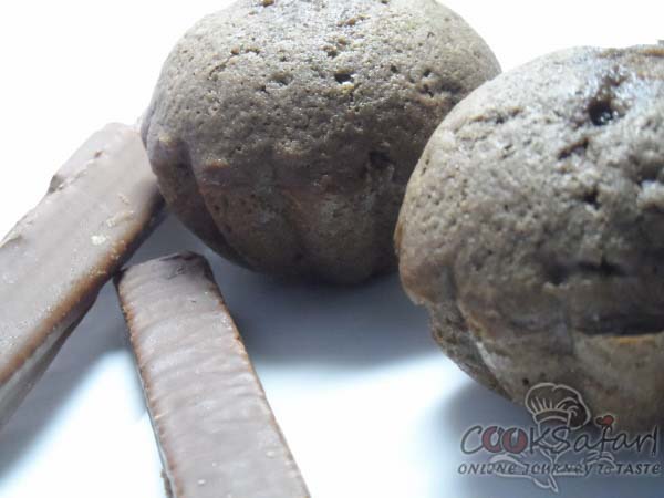 chocolate muffins with atta recipe