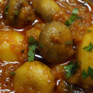 Curried Mushroom and Potatoes Recipe