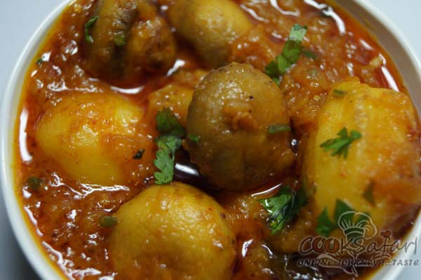 Curried Mushroom and Potatoes Recipe