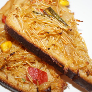 hot spicy vermicilli toast