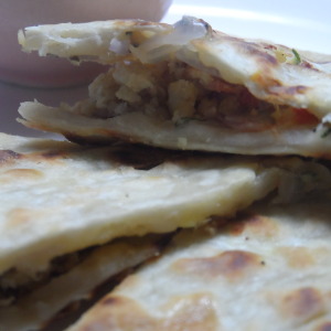 keema paratha