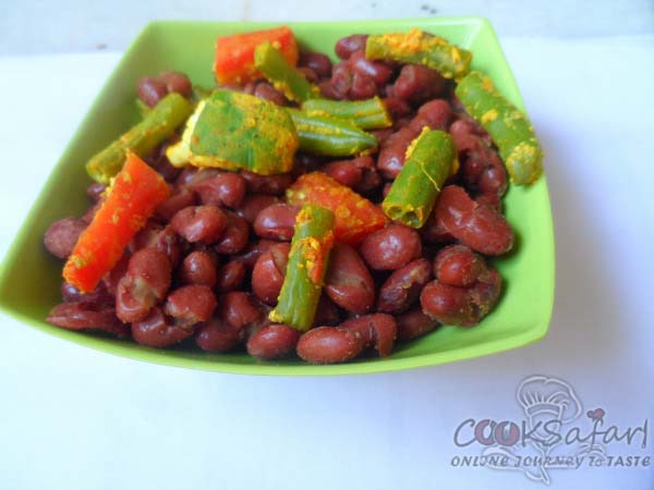 Kidney Beans With Vegetables Recipe