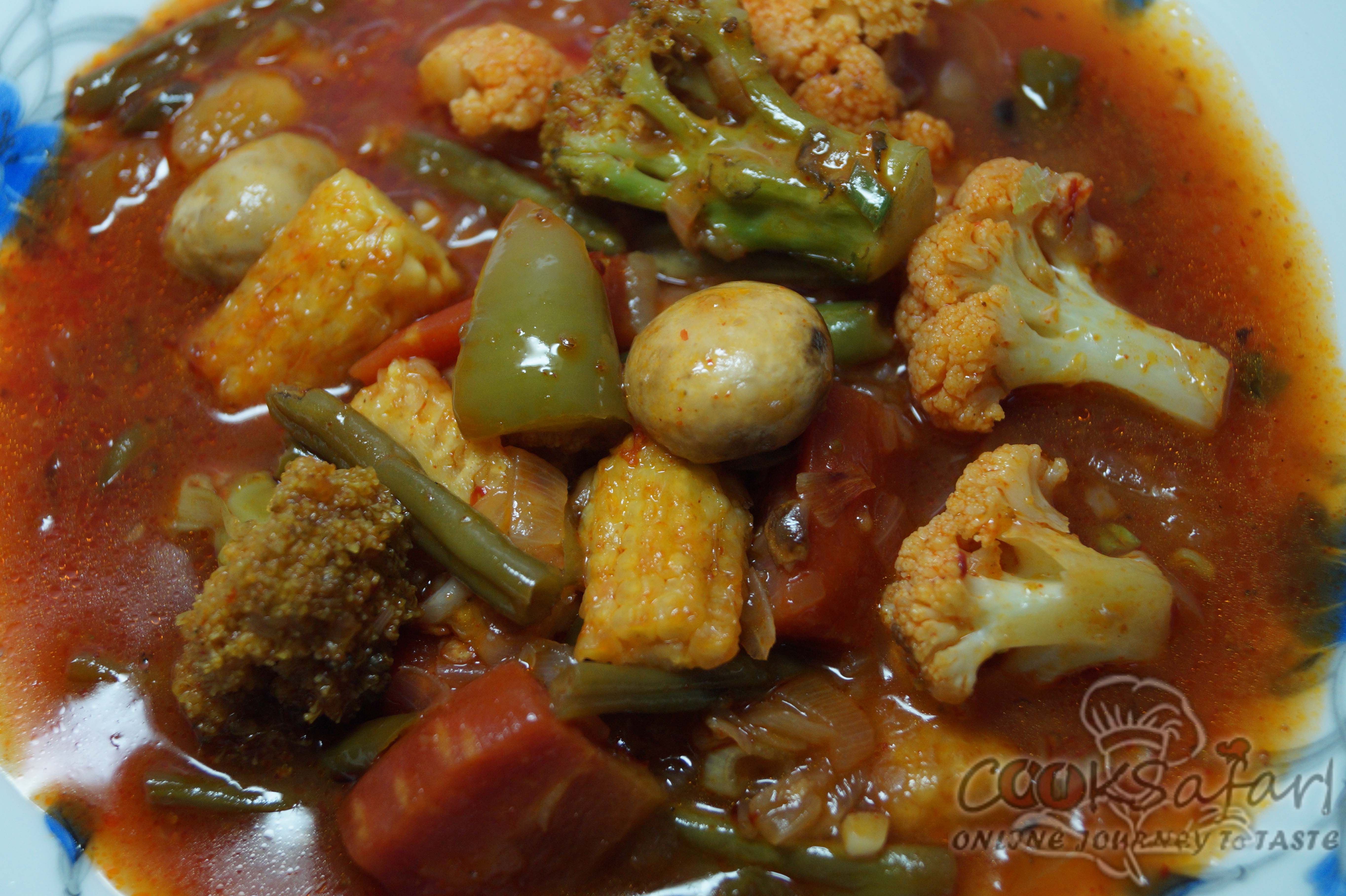 Vegetables In Hot Garlic Sauce Cook Safari