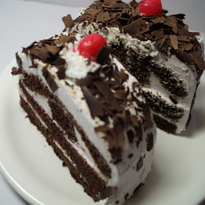 Eggless Black Forest Cake