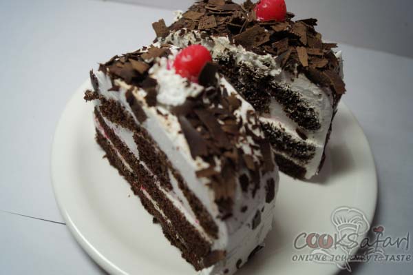 Eggless Black Forest Cake