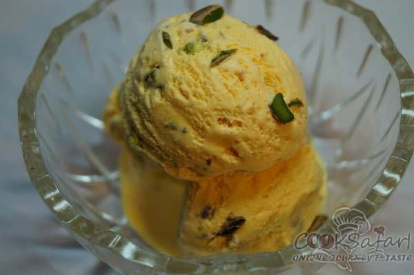 kesar pista ice cream