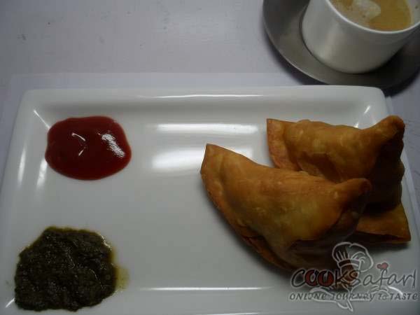 soya mushroom samosa