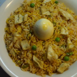 Spicy Egg Pulao