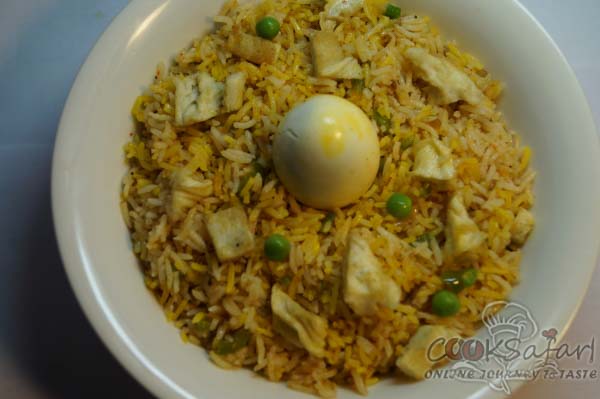 Spicy Egg Pulao