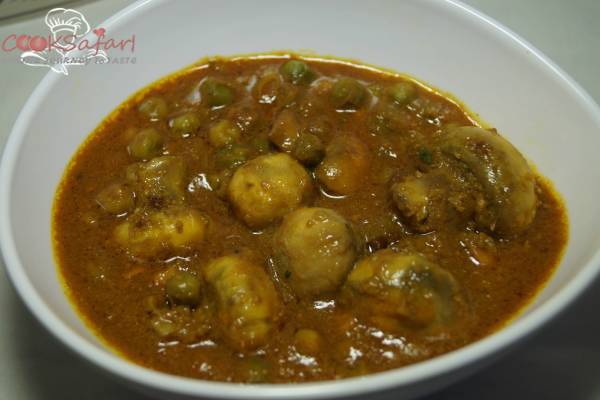 Matar Mushroom Recipe