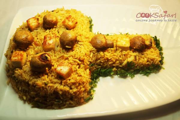 Mushroom Paneer Rice