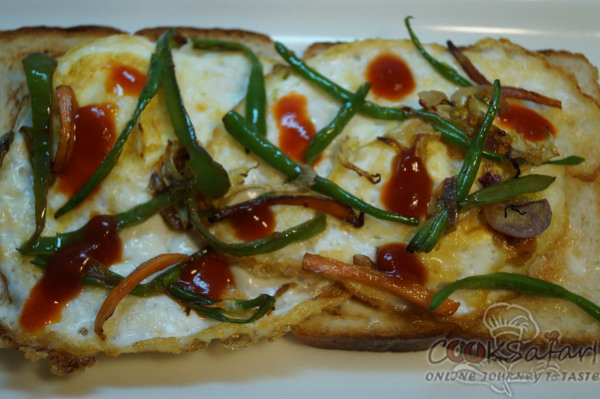 veggi egg toast recipe