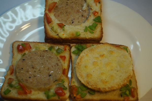 Salami Toast Recipe