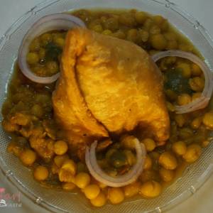 Samosa Ghugni Chaat